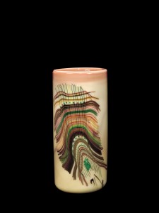 Navajo Blanket Cylinder (Serape Style 1865), Dale Chihuly, 1975 (2007.4.142).