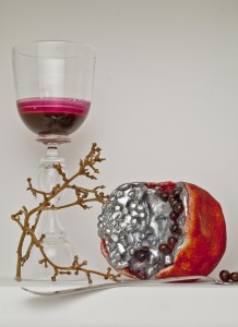 Pomegranate from Inverted Vanitas by Joanna Manousis