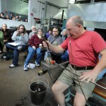 Bill Gudenrath demonstrates during a class at The Studio