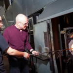 Veterans took part in one-hour Introduction to Glassblowing lessons working one on one with The Studio’s glassmaking instructors