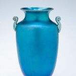 Blue Aurene vase, Steuben Glass, Corning NY, 1920-29. 51.4.743