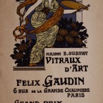 Vitraux d'art. Felix Gaudin, Paris, 1905-1910. Bib ID 55627.