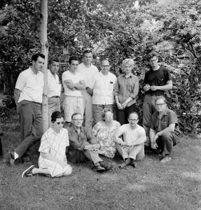 Studio Glass Workshop participants, Toledo Museum of Art Photographed by Robert C. Florian, June 1962 Gift of Robert C. Florian