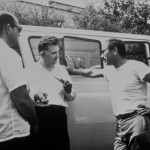 Norm Schulman, Dominick Labino, and Harvey Littleton in Toledo, 1962