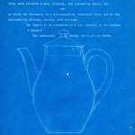 Tall Teapot Design Patent, Corning Glass Works, 1922 (CMGL 100113).