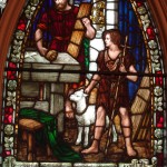 Stained glass window in Park Church, Elmira, NY