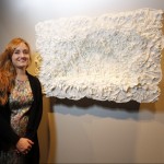 Rakow Commission Artist Amber Cowan and her piece, Garden of the Forgotten and Extinct