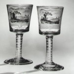 2 Goblets, Mary and William Beilby, Newcastle upon Tyne, about 1765-1770. 71.2.48.