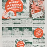 “See these Merry Pyrexmas bargains at your favorite store.” Advertisement from Corning Glass Works, published in Saturday Evening Post, December 9, 1939. CMGL 139997.