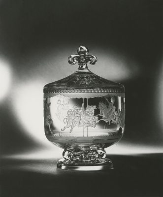 Steuben crystal Merry-Go-Round bowl designed by Sidney Waugh