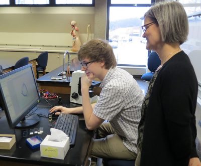 Brenda Gustin, professor of biology at Corning Community College, allowed Nick to use her laboratory and equipment for this project.