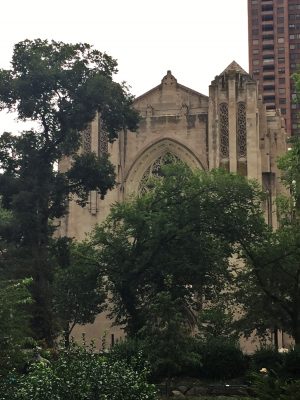 Exterior of the Church of the Heavenly Rest, New York City.