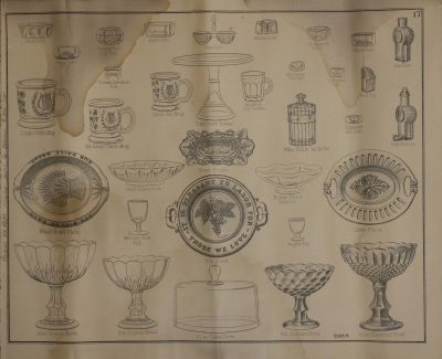 1882 McKee & Brothers catalog illustrating bird cups, bird fountains, and seed boxes.