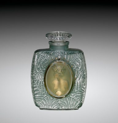 Fougères (Ferns) (2011.3.298): Many of the objects designed by Rene Lalique have water sensitive patinas on the surface which are difficult to clean.