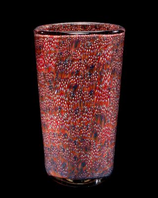 Murrine Mosaic Vase (58.3.12): Venetian glass from the mid-20th century, like this piece by Paolo Venini, often has a somewhat unstable composition.