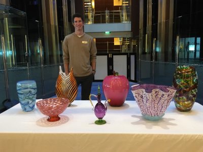 Glass works auctioned off on Celebrity Equinox.