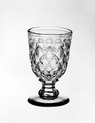 Divided Diamond Egg Cup, United States, about 1845-1870. 50.4.440.