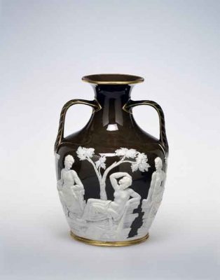 Copy of the Portland Vase, Minton & Co., Marc Louis Solon, Stoke-on-Trent, England, 1874