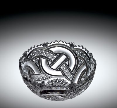 Bowl in "Crystal City" or "Wedding Ring" Pattern, 1891-1895. J. Hoare & Company. The Corning Museum of Glass, Corning, New York (83.4.149, gift of Mr. and Mrs. J. T. Sisk)